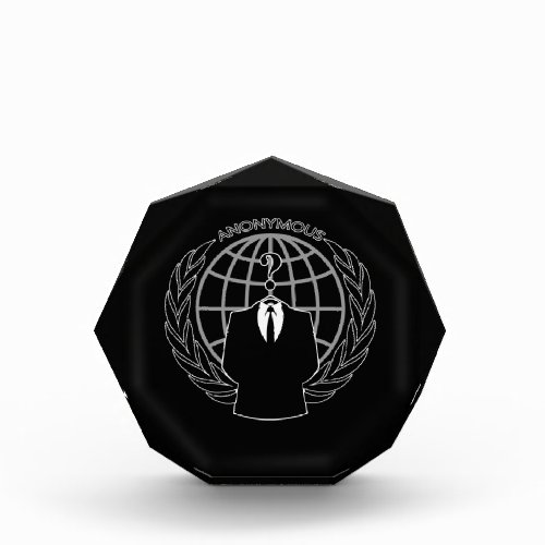 Cool Anonymous Logotype on black Award