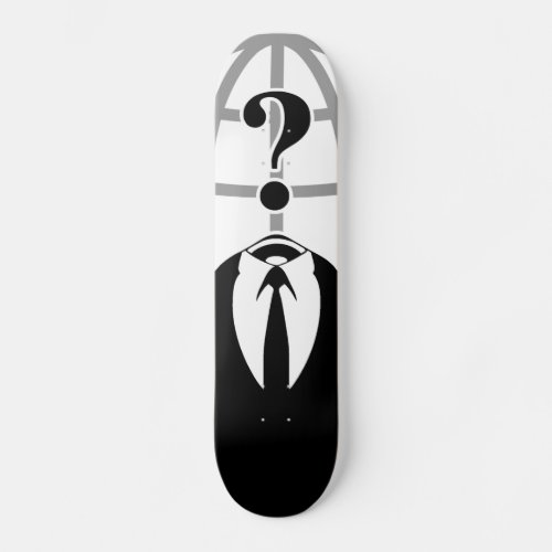 Cool Anonymous Logotype Skateboard Deck