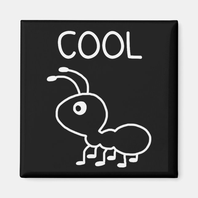 Cool Ant, Puns, Funny, Jokes, Sarcastic  Magnet (Front)