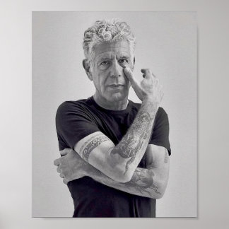 cool anthony bourdain poster