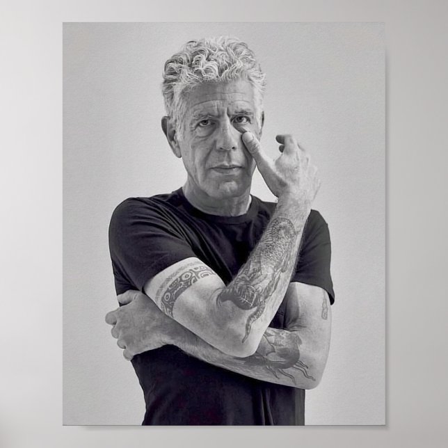 cool anthony bourdain  poster (Front)