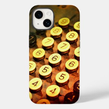 Cool Antique Adding Machine Keys Photography Case-mate Iphone 14 Case by annpowellart at Zazzle