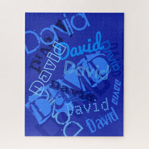 Cool Any Name Collage Jigsaw Puzzle