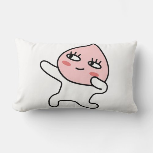 Cool Apeach Lumbar Pillow