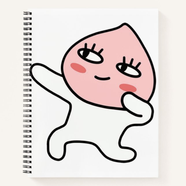 Cool Apeach Notebook (Front)
