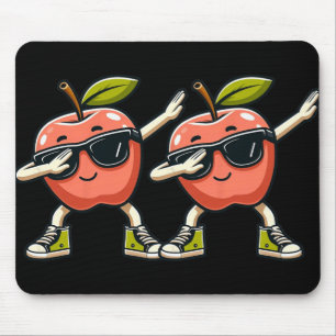 Cool Apple Art For Men Women Kids Apple Picking Ap Mouse Pad