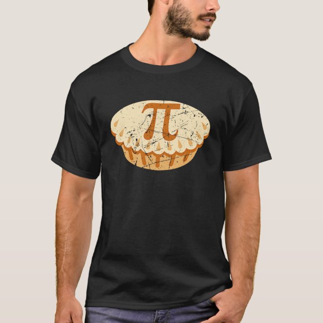 Cool Apple Pie Pi Day Symbol Math Teachers Student T-Shirt (Front)
