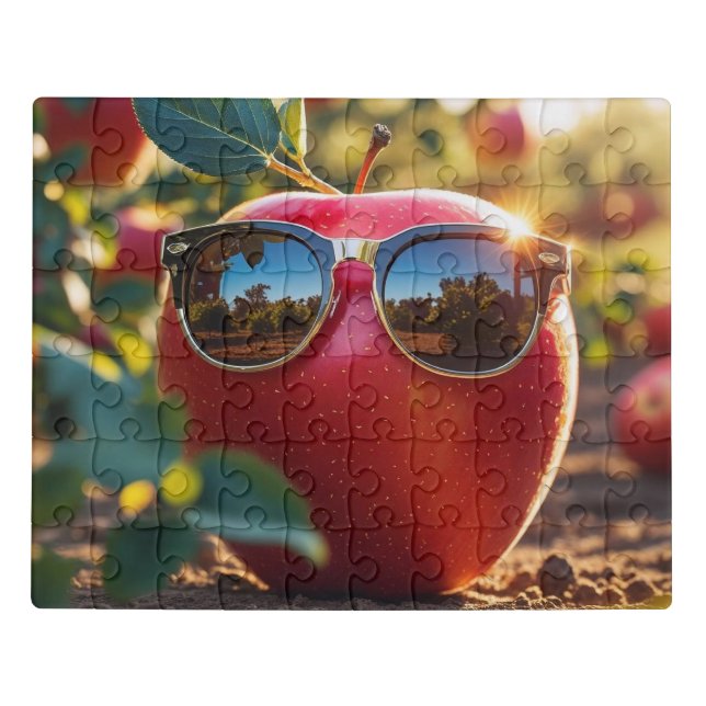 Cool Apple Puzzle (Puzzle Horizontal)