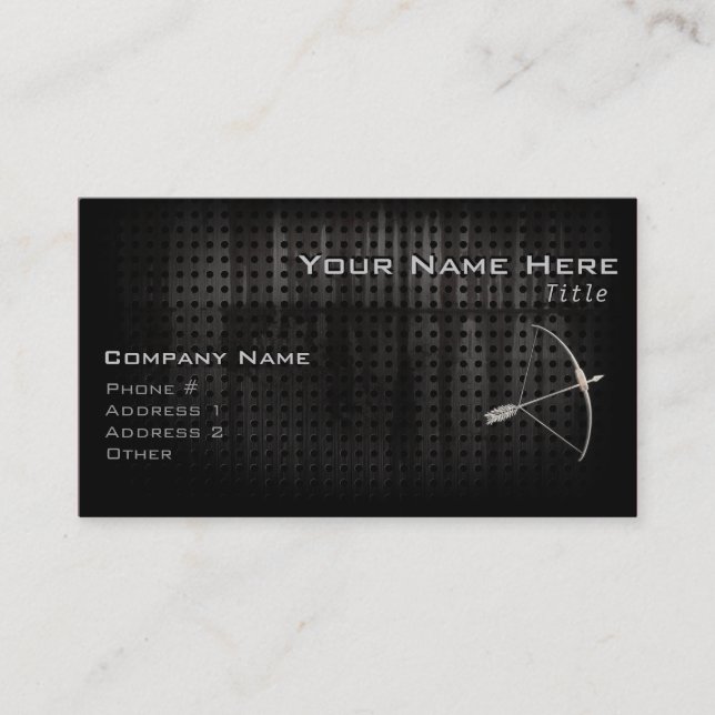 Cool Archery Business Card (Front)