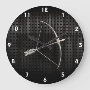 Cool Archery Large Clock by SportsWare at Zazzle