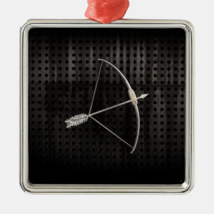 Cool Archery Metal Ornament