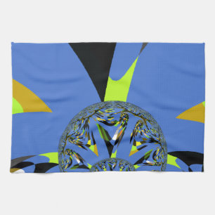 Cool Arches with Fractal Spheres Art Design Towel