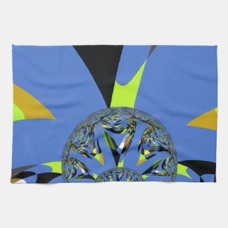 Cool Arches with Fractal Spheres Art Design Towel