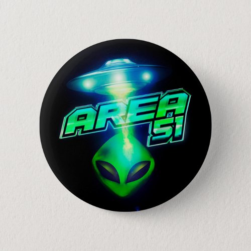 Cool Area 51 Alien Spaceship Button