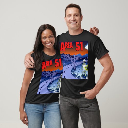 Cool Area 51 Alien T_Shirt