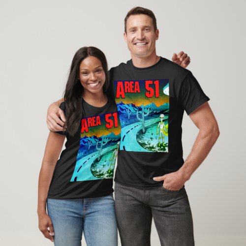 Cool Area 51 Radiance Alien T_Shirt