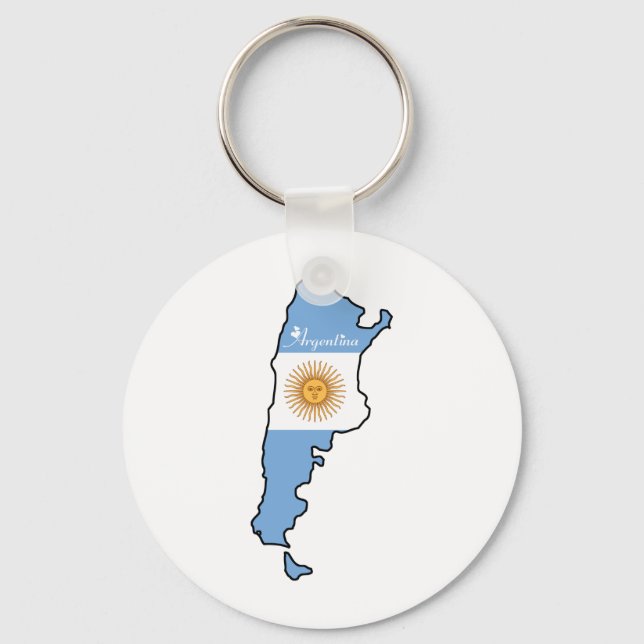 Cool Argentina Keychain (Front)