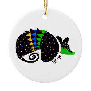 Cool ARMADILLO-Endangered animal -Nature - Ceramic Ornament
