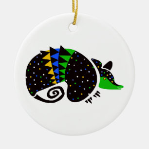 Cool ARMADILLO-Endangered animal -Nature - Ceramic Ornament