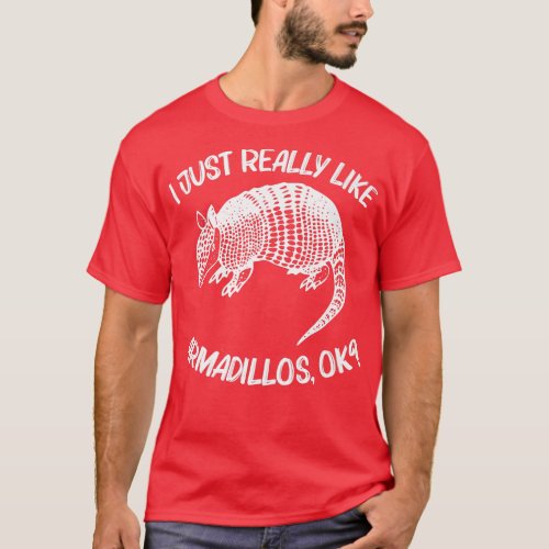 Cool Armadillo For Men Women Giant Pink Fairy Band T_Shirt