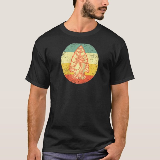 Cool Arrowhead For Men Women Hunting Artifact Arro T-Shirt (Front)