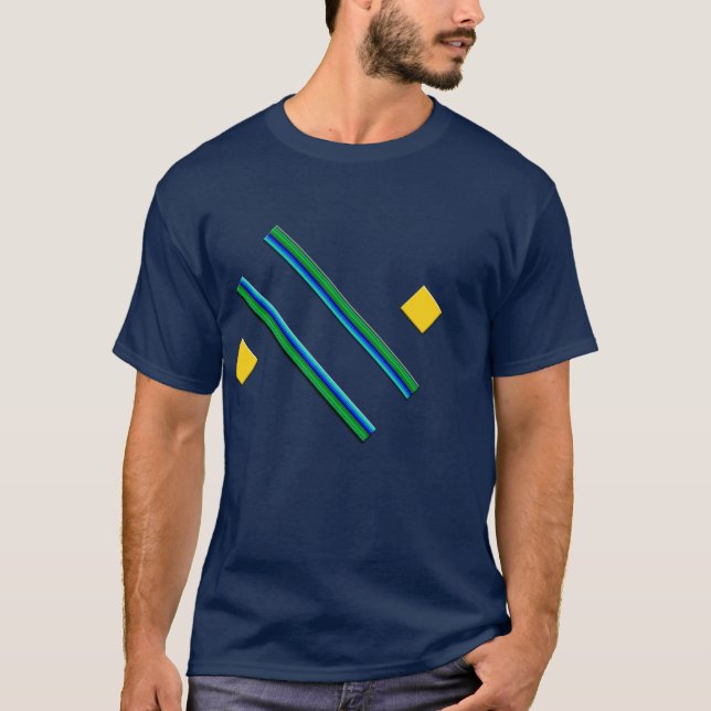 cool art abstract vector design mens T-Shirt (Front)