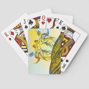Cool art of Rome elements in trendy way Poker Cards