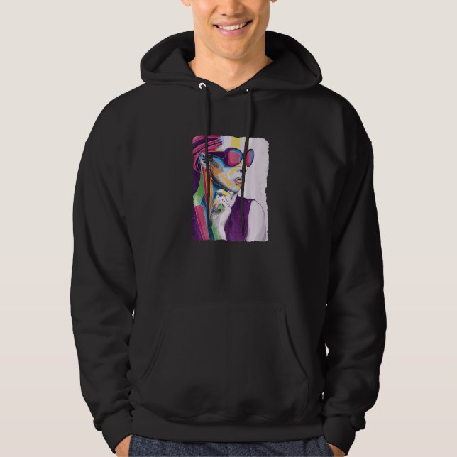 Cool Art Woman Premium Hoodie (Front)