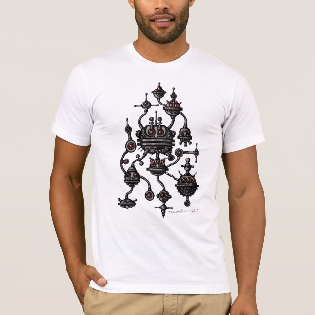 Cool artificial intelligence graphic t-shirt (Front)