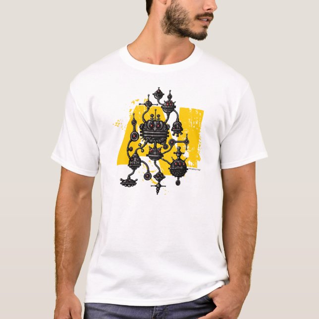 Cool artificial intelligence graphic t-shirt (Front)