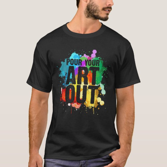 Cool Artist Art For Men Women Paint Painter Artist T-Shirt (Front)
