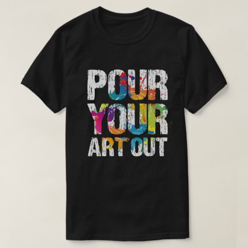 Cool Artist For Men Women Painter Art Teacher Pain T_Shirt
