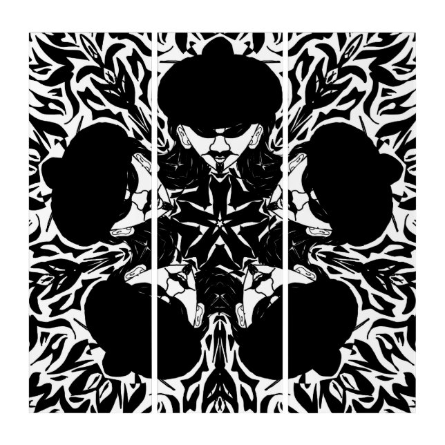 Cool Artist Wall  Triptych (Front)