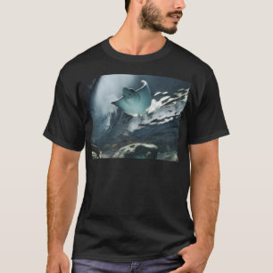 Cool Artistic Underside of Stingray T-Shirt