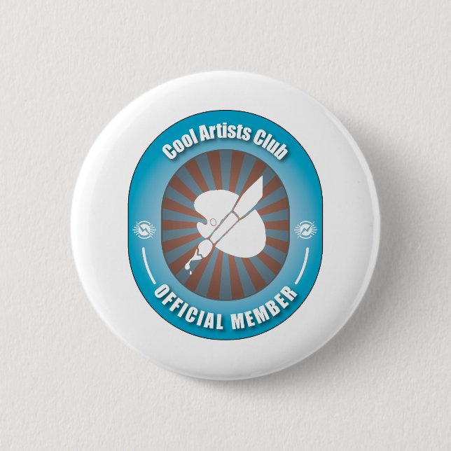 Cool Artists Club Button (Front)