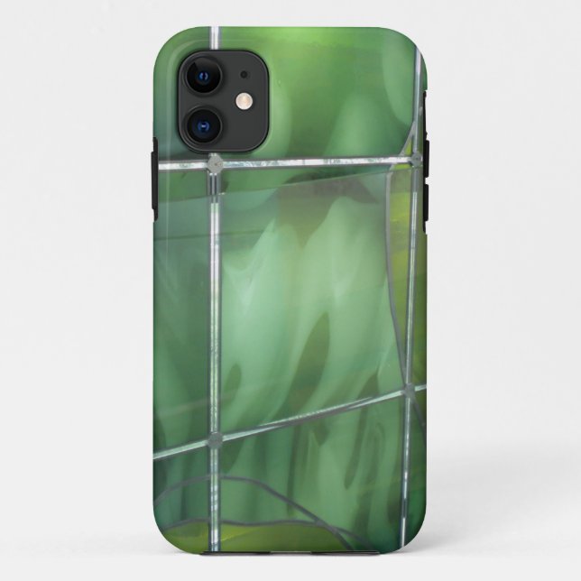 cool artwork custom green glass iphone 5  case (Back)