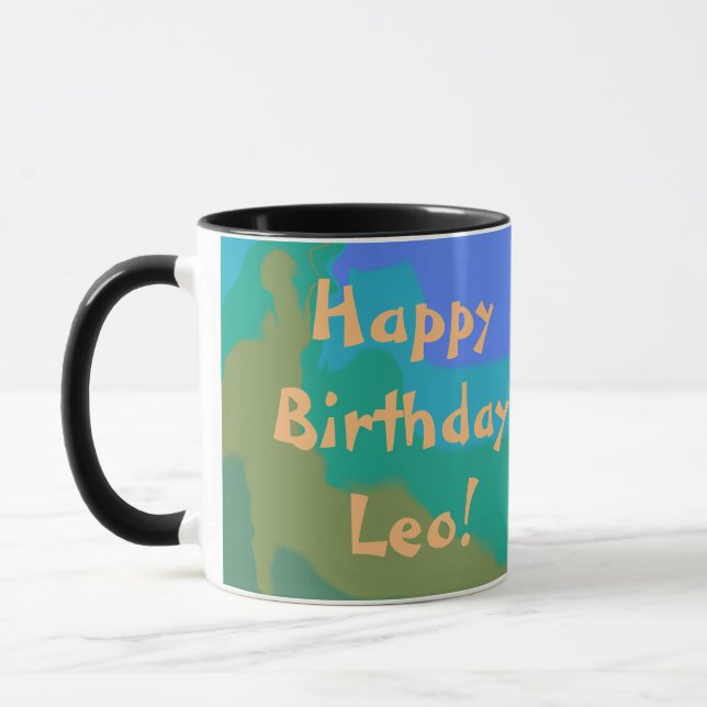 Cool  Arty Vibe Colorful Mug (Left)