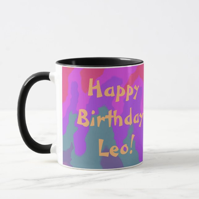 Cool  Arty Vibe Colorful Mug (Left)
