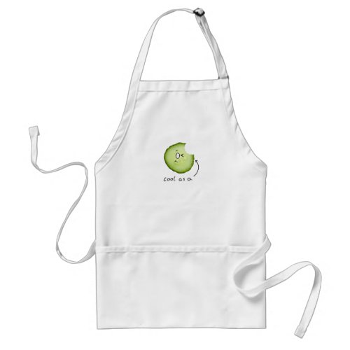 cool as a cucumber apron
