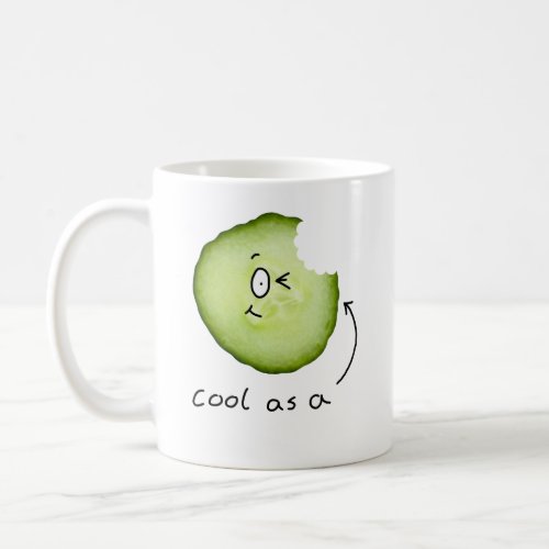 cool as a cucumber mug