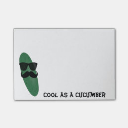 Cool As A Cucumber Post It Notes