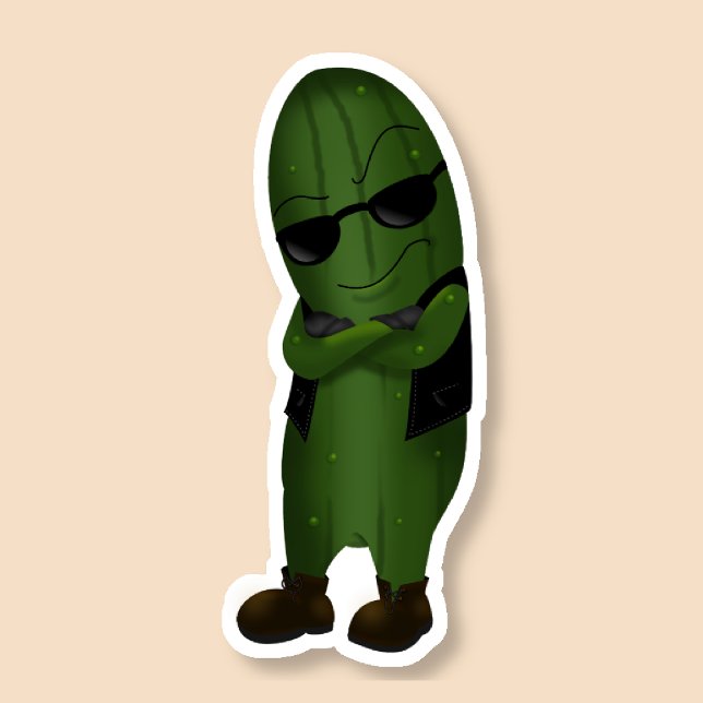 Cool As A Cucumber Sticker (Creator Uploaded)