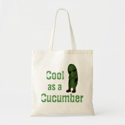 Cool As A Cucumber Tote Bag