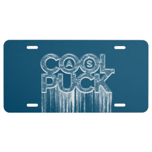 Cool As Puck License Plate