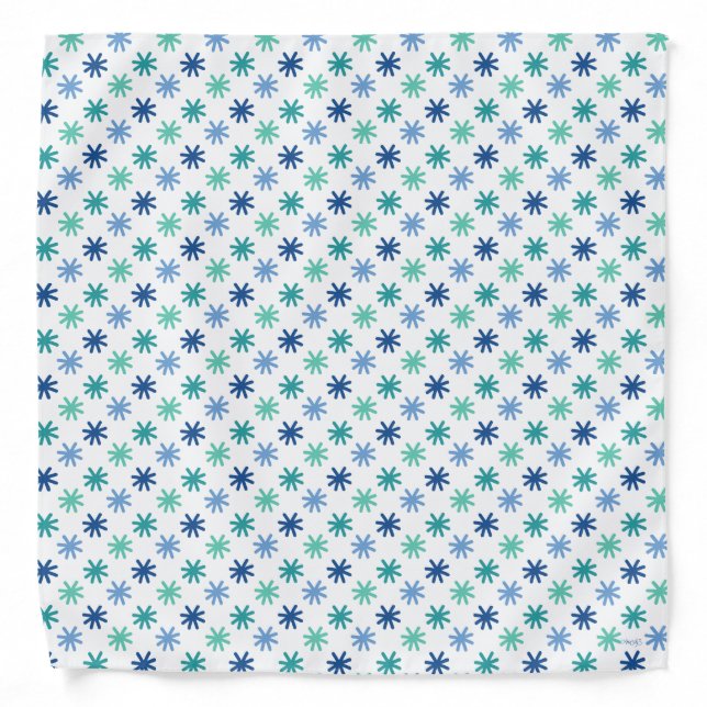 Cool AsteriskS - Ocean Colors Bandana (Front)