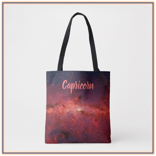 Cool Astrology Space Horoscope Tote Bag (Creator Uploaded)