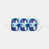 Cool Astronaut Kid Outer Space Adult Cloth Face Mask (Front, Folded)