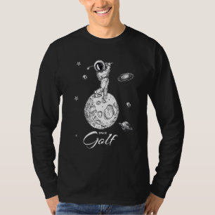 Cool Astronaut Novelty Play Golf Graphic S Cool De T-Shirt