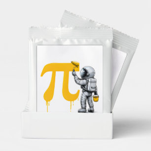 Cool Astronaut Painting Pi Symbol Pi Day  Lemonade Drink Mix