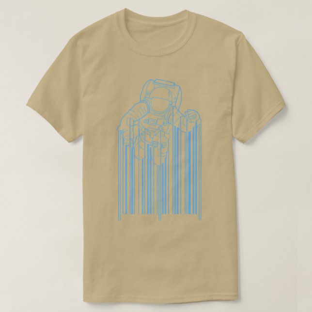 Cool Astronaut Space Premium T-Shirt (Design Front)